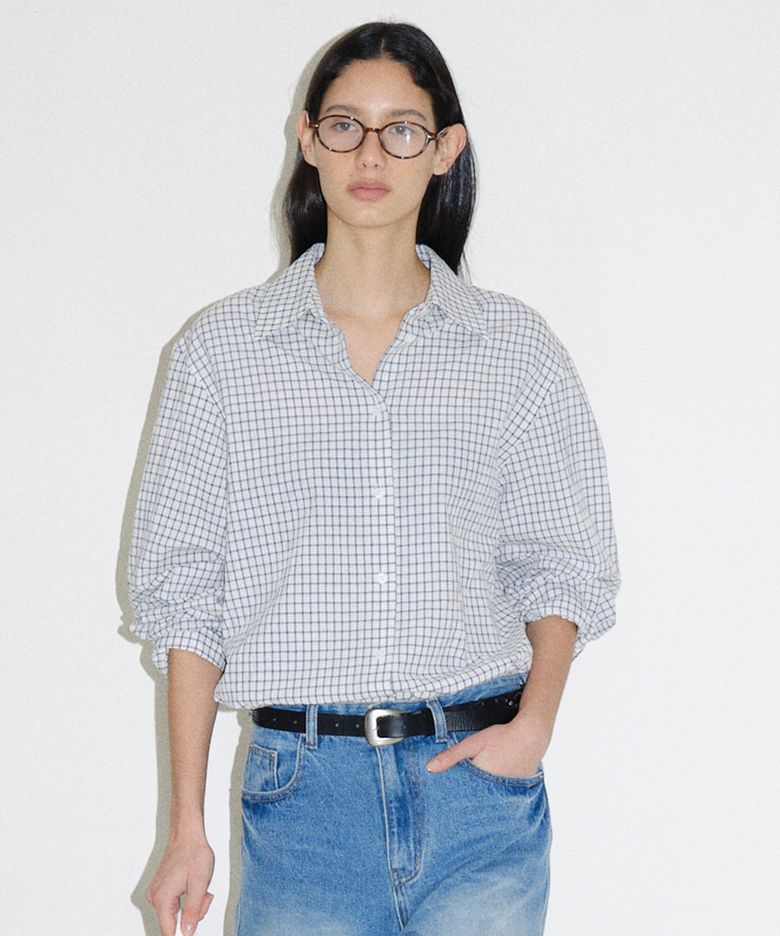 STANDARD CHECK SHIRT - BLUE