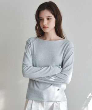미스티 보트넥 니트_SKY BLUE(W26TP03)