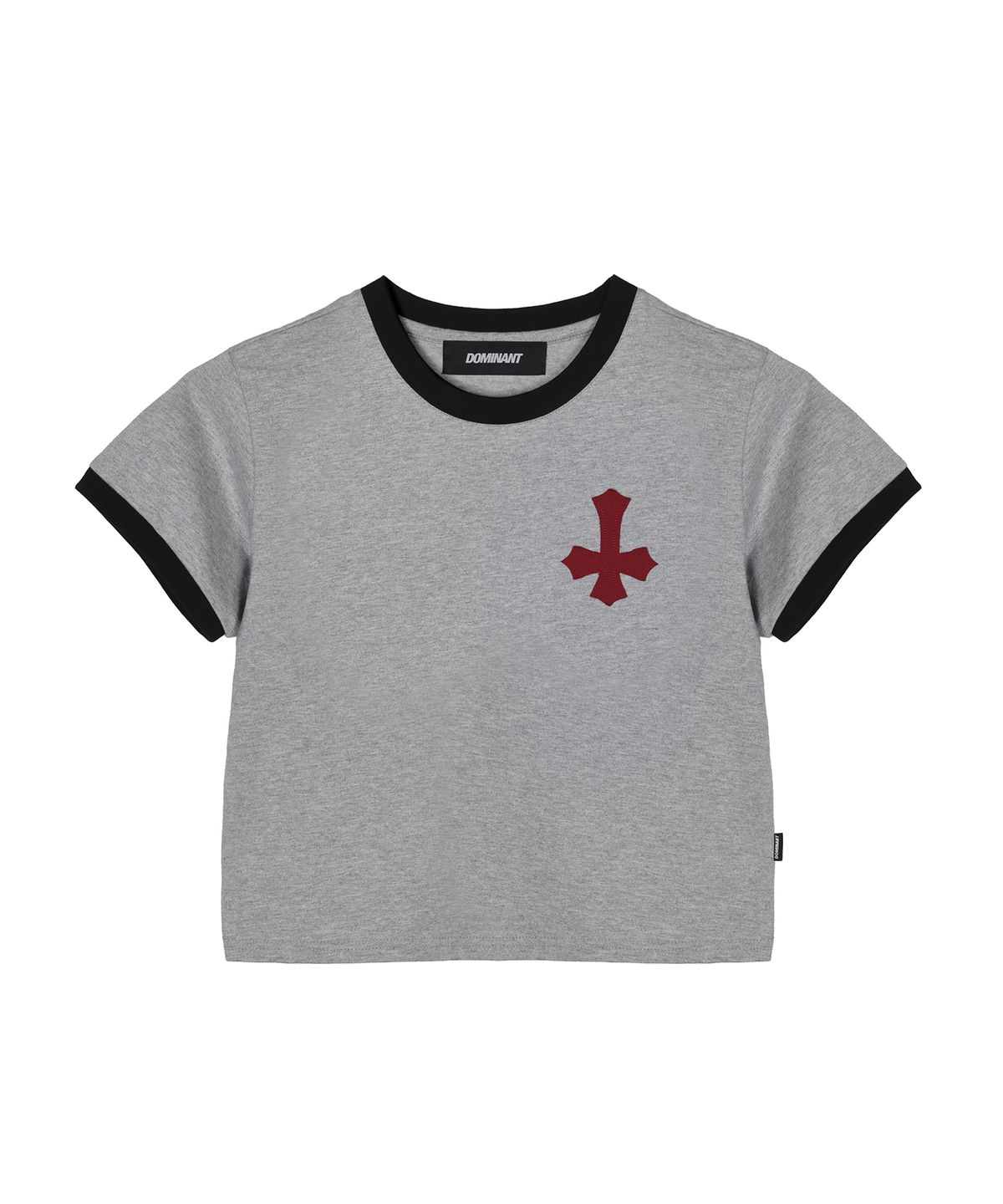 도미넌트(DOMINANT) Devil Wing Patch Crop T-Shirt