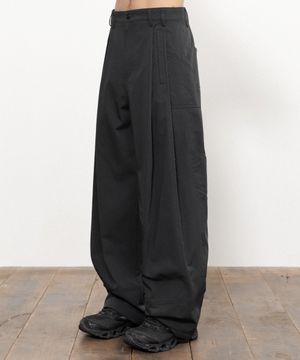 나이코마 투턱 팬츠 [차콜]