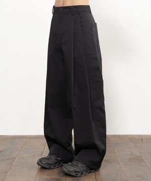 나이코마 투턱 팬츠 [블랙]