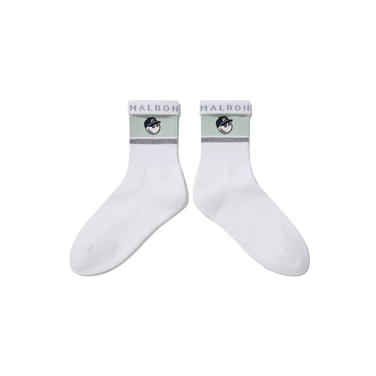 말본 골프(MALBON GOLF) 버킷 와펜 베이직 크루삭스 MINT GREEN