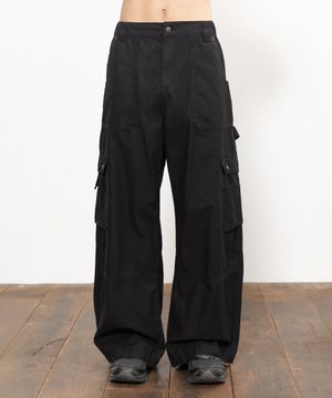 파티나 베이커 팬츠 [워시드 블랙]