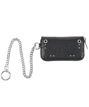 Ornament Embroidery Stud Wallet