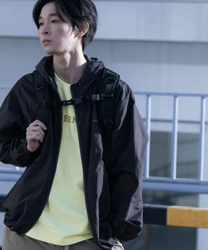 패커블 경량 UV 윈드브레이커 차콜