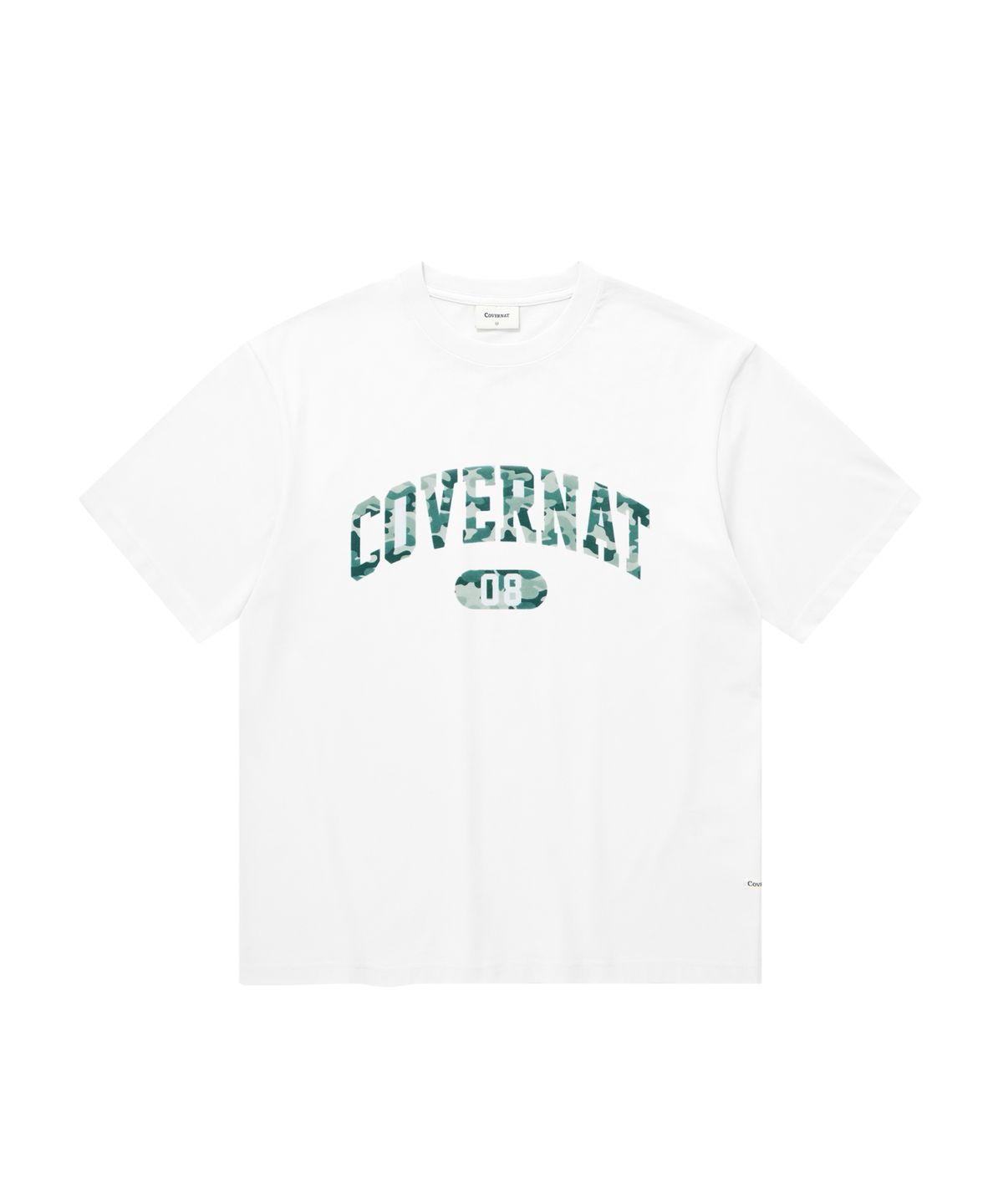 커버낫(COVERNAT) 아치 08 로고 티셔츠 터콰이즈