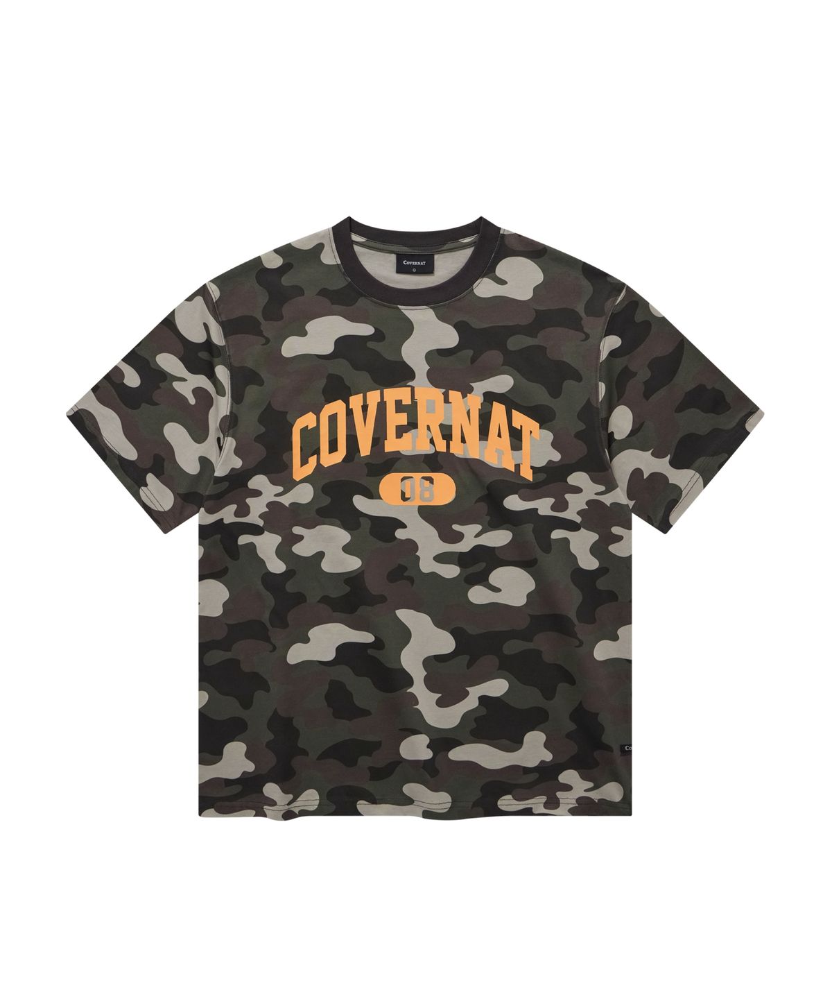 커버낫(COVERNAT) 아치 08 로고 티셔츠 카모