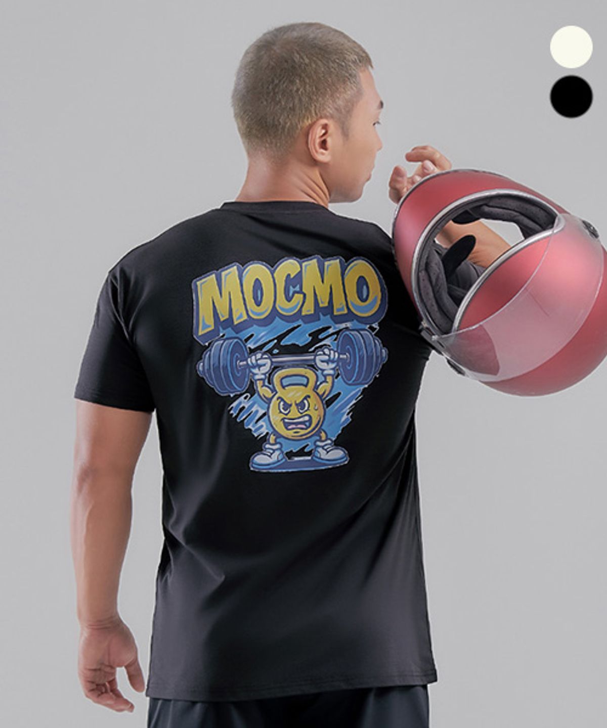 모크모(MOCMO) MOCMO 케틀벨파워 반팔 티셔츠
