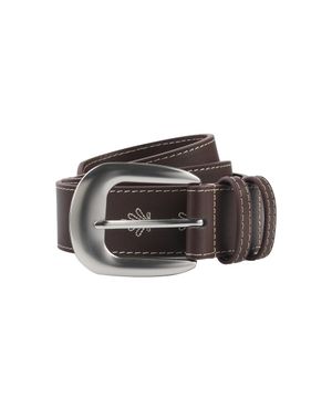 Heritage Embroidery Belt_Brown