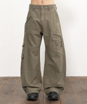 엣지 워크 라보 팬츠 [페이드 베이지]