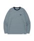 스트라이프 롱슬리브 블루