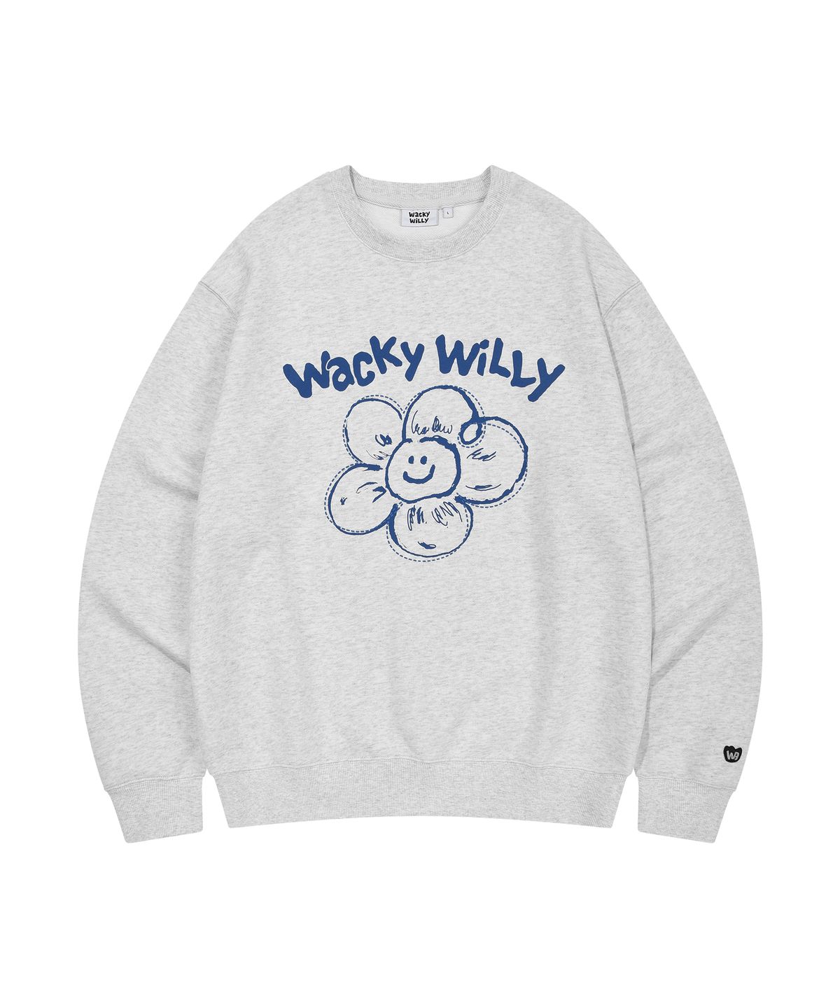 와키윌리(WACKY WILLY) 빅릴리 맨투맨 라이트 그레이