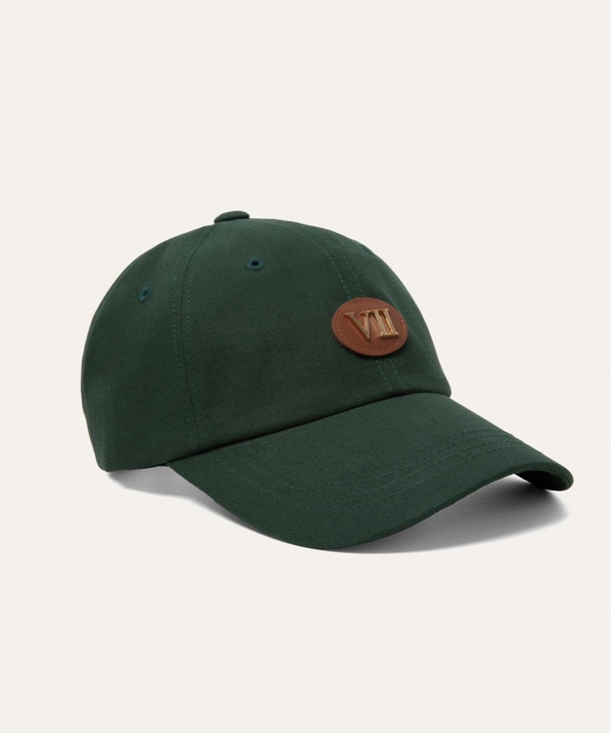 비베르데(VIIVERDE) Leather Logo Patch Cap Green