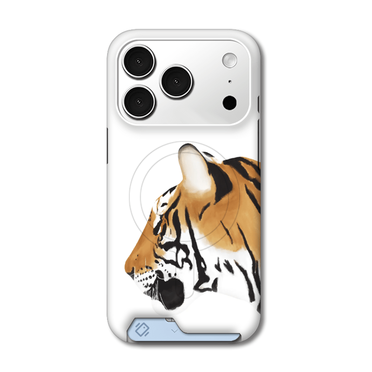 아칸(AKAN) 로즈레드 TIGER 맥세이프 카드슬라이드 케이스