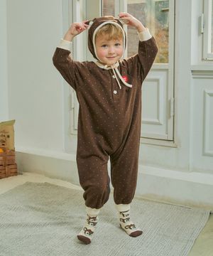 뱀부 퀵오픈 슈트 보넷 세트 브라운 RO6ACSU01W2