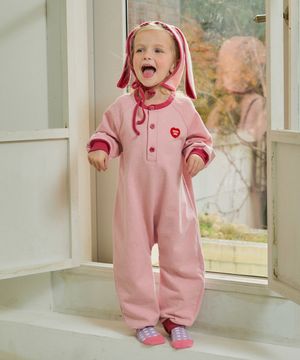 뱀부 퀵오픈 슈트 보넷 세트 라이트핑크 RO6ACSU01P1