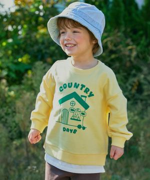 미니쭈리 레이어드 맨투맨 옐로우 RO6ACTS01Y2