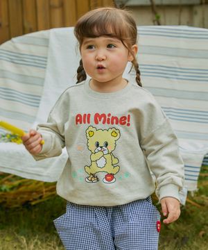 미니쭈리 포인트 맨투맨 멜란지 RO6ACTS07I1