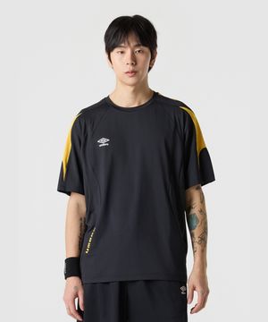 PTR 메쉬 풋볼 반팔 티셔츠 블랙 UR121SRS38