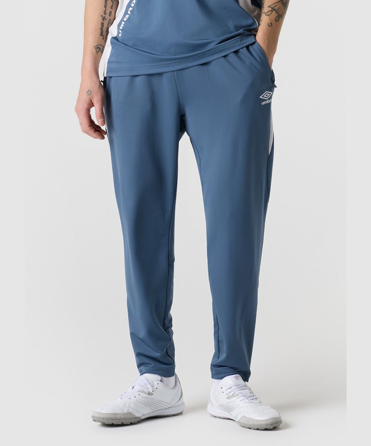 엄브로(UMBRO) PTR 풋볼 트레이닝 팬츠 블루 UR121SFP39
