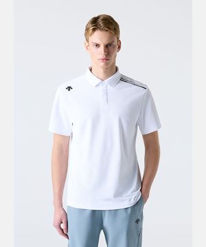 트레이닝 피케 폴로 티셔츠 화이트 SR121TPS21