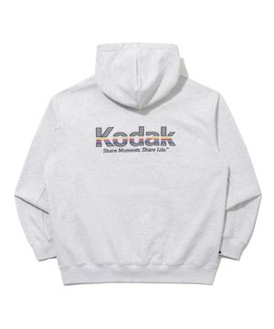 레인보우 후드 티셔츠 M.GREY