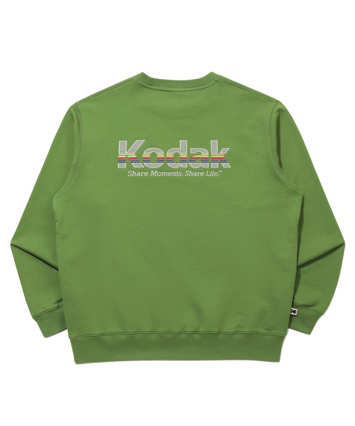 코닥(KODAK) 레인보우 맨투맨 GREEN