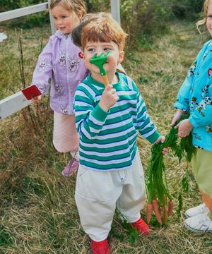 데님 고쟁이 백포인트 팬츠 화이트 RO6ACPA01WH