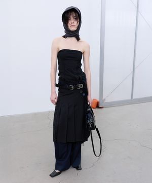 JERSEY UNDIE TUBE TOP (BLACK)