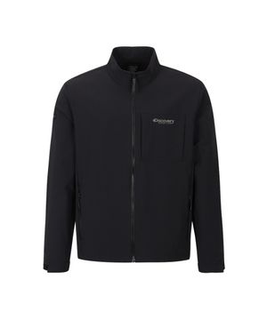 남성 에센셜 하이넥 소프트쉘 자켓 (BLACK)