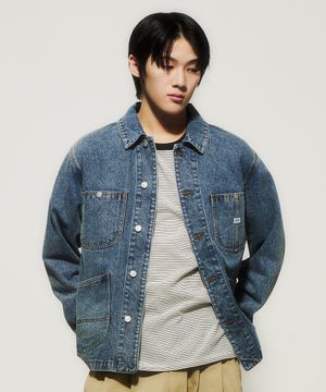 [91-J] 데님 로코 자켓 인디고 미듐