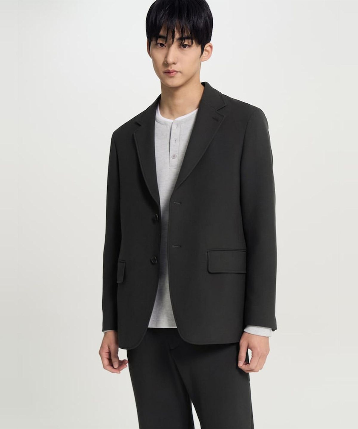 빈폴 멘(BEANPOLE MEN) 소프트 셋업 컴포트핏 재킷  애쉬