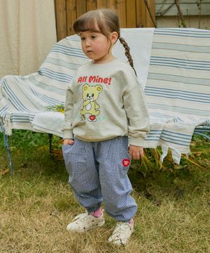 우븐 체크 포켓 팬츠 네이비 RO6ACPA07N2