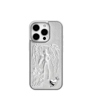 Angel Heart Case Silver
