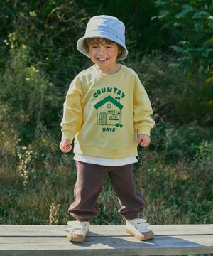 와플 버튼 포인트 조거 팬츠 브라운 RO6ACPA05W2