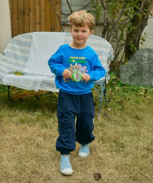 미니쭈리 카고 조거 팬츠 네이비 RO6ACPA09N2