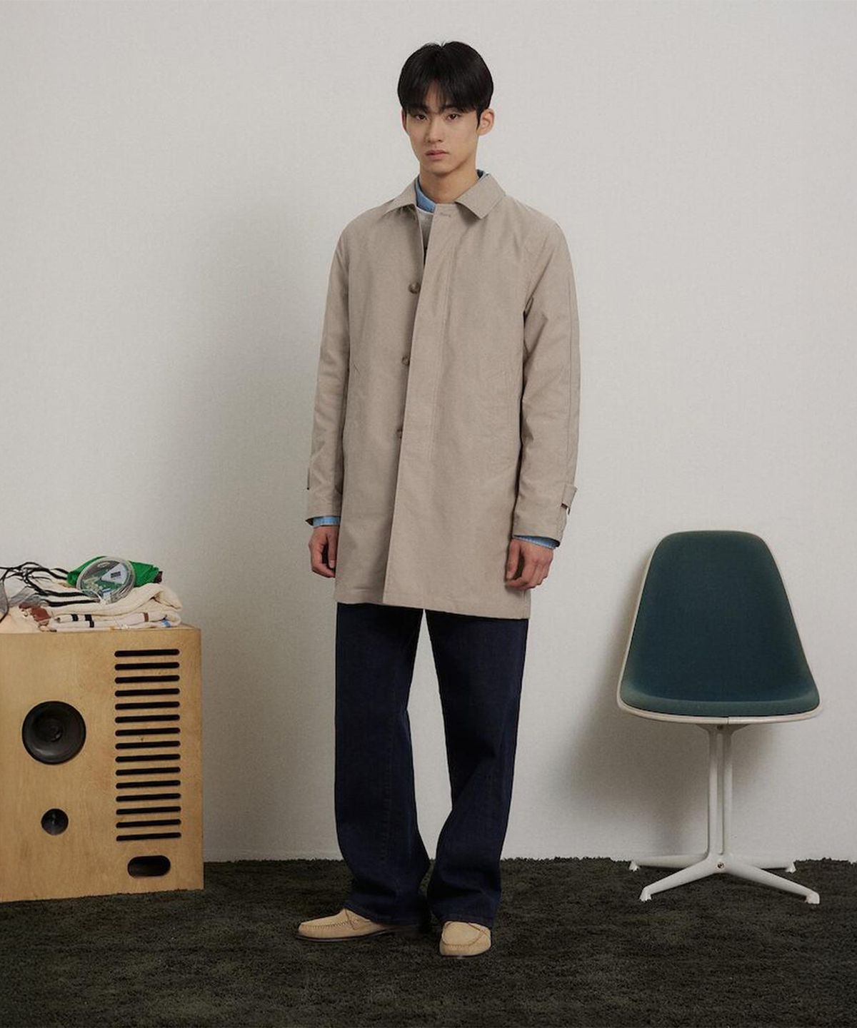 빈폴 멘(BEANPOLE MEN) 싱글 맥코트  베이지