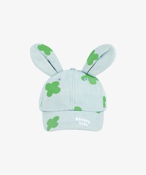 데님 올오버 귀달이 볼캡 연청 RO6AAHA01D1