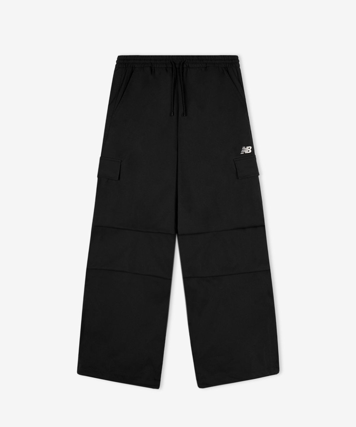 뉴발란스(NEW BALANCE) NBNTG2W322 / WOMEN 에센셜 우븐 카고 와이드팬츠 (BLACK)