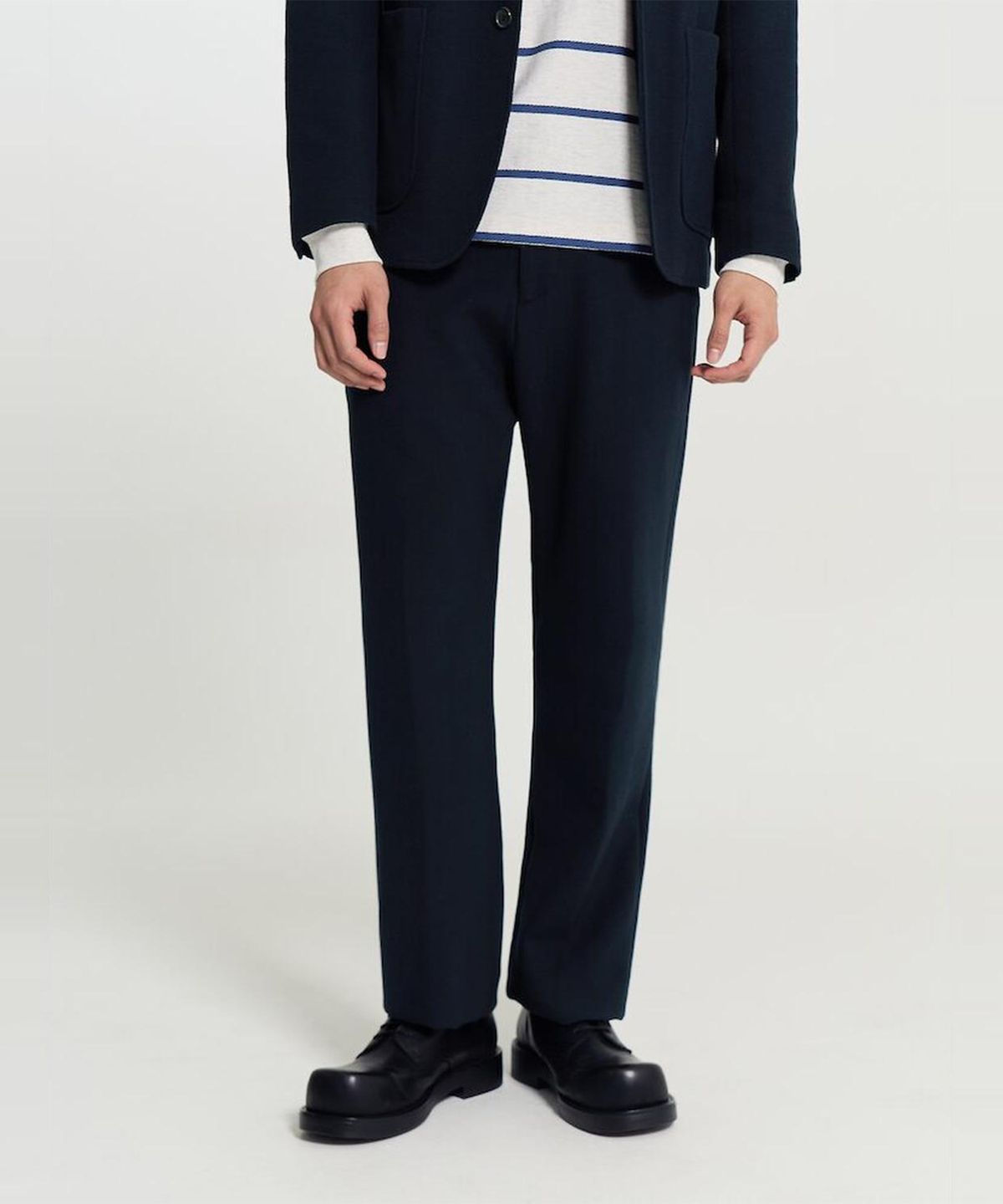 빈폴 멘(BEANPOLE MEN) 소프트 셋업 컴포트핏 슬랙스  네이비