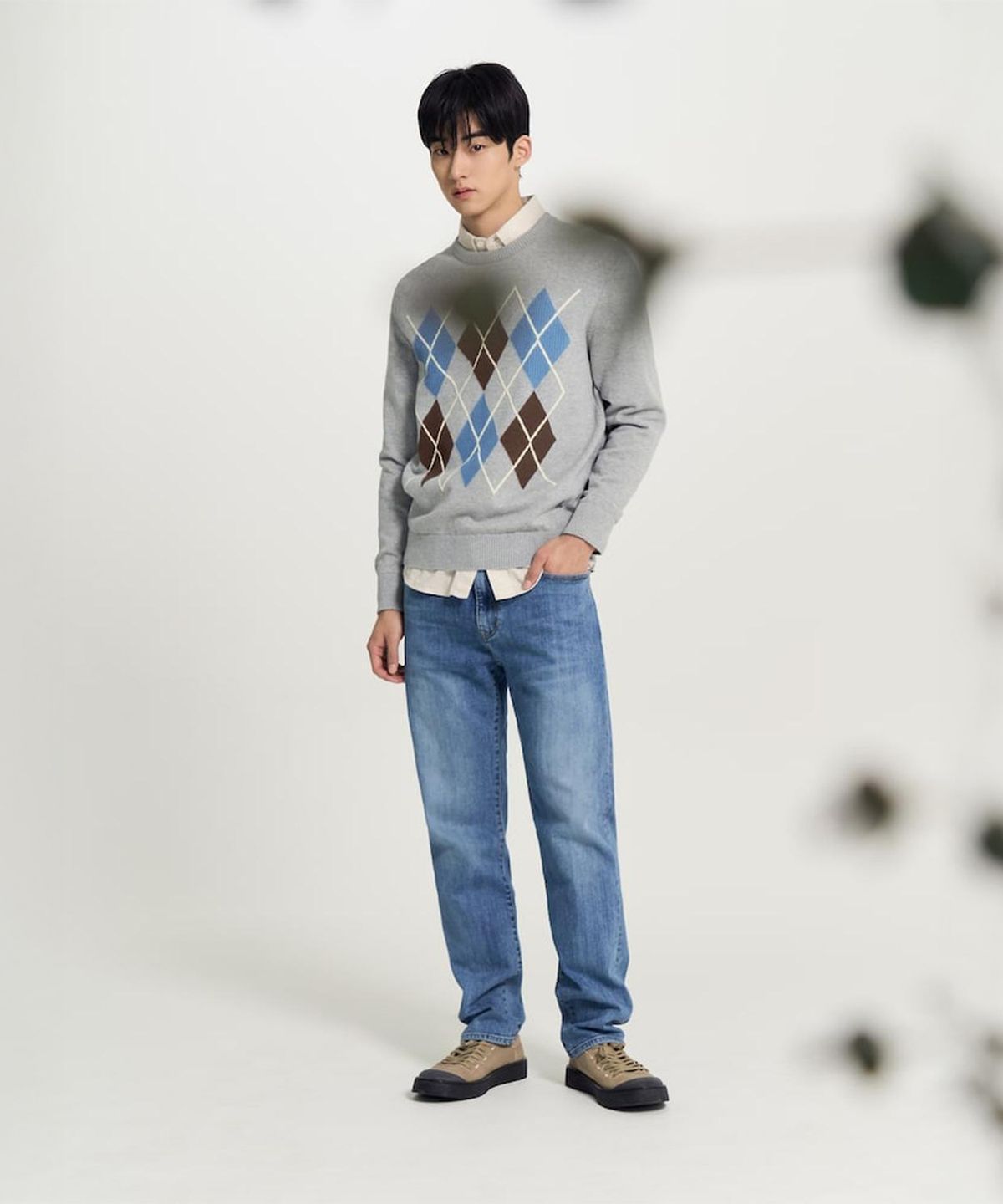 빈폴 멘(BEANPOLE MEN) [Essential] 스탠다드핏 데님 팬츠  블루