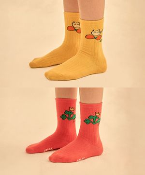 폭스브로콜리 삭스 세트_멀티컬러