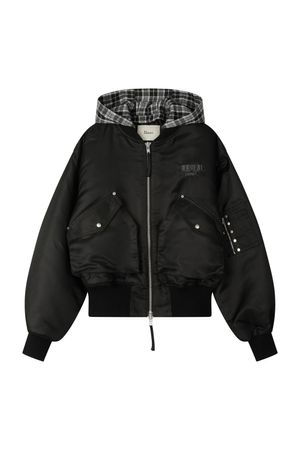 STUD CHECK POINT MA1 JUMPER IN BLACK