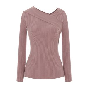 숄더크로스슬림브이넥니트_V6A-CKN011