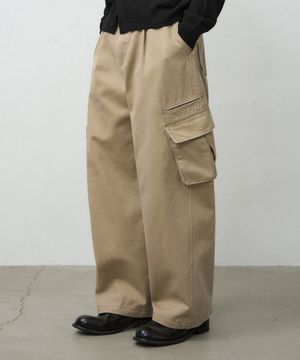 마일즈 워싱 코튼 카고 팬츠 [BEIGE]