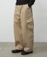 마일즈 워싱 코튼 카고 팬츠 [BEIGE]