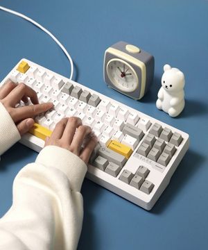 풀 알루미늄 기계식 키보드 88키 볼캐치 유선 AJ-AK01 국내 정품