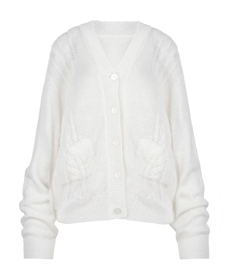 에리 소프트 가디건 [WHITE]