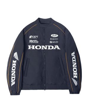 Nylon Racing Blouson Jacket Navy