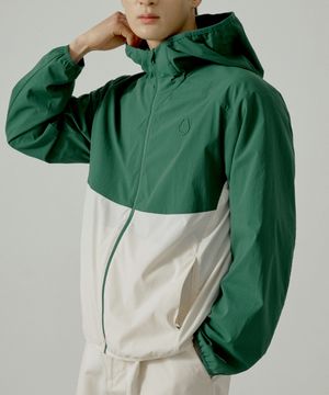 남녀공용 하일론 액티브 윈드자켓 바람막이 [필드그린]_HG2JP010